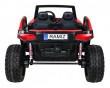 Buggy Clash na akumulator dla 2 dzieci Czerwony + Pilot + Napęd 4x4 + Regulacja siedzenia + Radio MP3 + LED-6 6673 