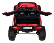 Buggy Clash na akumulator dla 2 dzieci Czerwony + Pilot + Napęd 4x4 + Regulacja siedzenia + Radio MP3 + LED-7 6673 