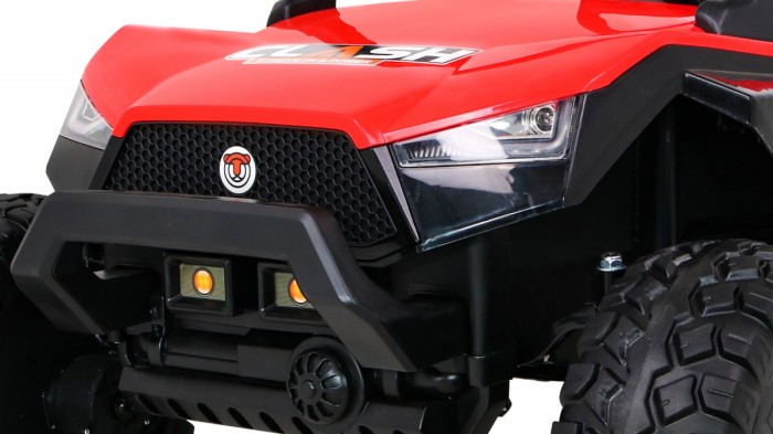 Buggy Clash na akumulator dla 2 dzieci Czerwony + Pilot + Napęd 4x4 + Regulacja siedzenia + Radio MP3 + LED-13 6673 