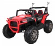 Buggy Racer dla dzieci Czerwony + Napęd 4x4 + Pilot + Wolny Start + Bagażnik + EVA + LED MP3-1 6674 