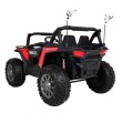 Buggy Racer dla dzieci Czerwony + Napęd 4x4 + Pilot + Wolny Start + Bagażnik + EVA + LED MP3-4 6674 