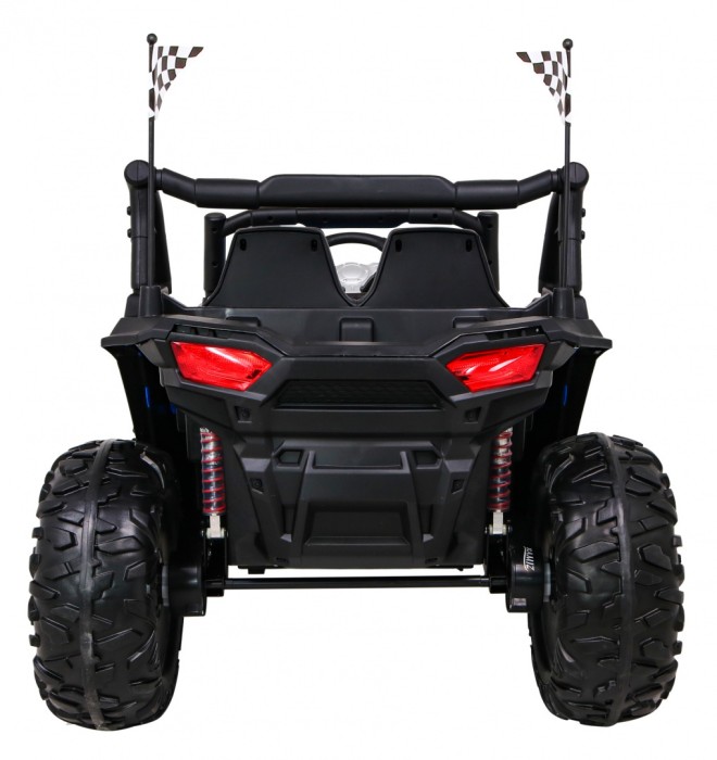 Buggy Racer dla dzieci Niebieski + Napęd 4x4 + Pilot + Wolny Start + Bagażnik + EVA + LED MP3-6 6675 