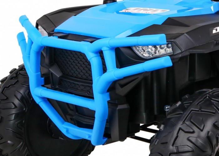 Buggy Racer dla dzieci Niebieski + Napęd 4x4 + Pilot + Wolny Start + Bagażnik + EVA + LED MP3-11 6675 