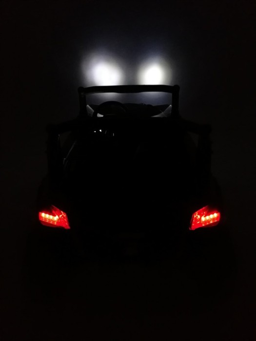 Buggy SuperStar dla dzieci Czarny + MP4 + Napęd 4x4 + Pilot + Bagażnik + LED + Blokada drzwi-16 6677 