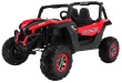 Buggy SuperStar dla dzieci Czerwony + MP4 + Napęd 4x4 + Pilot + Bagażnik + LED + Blokada drzwi-1 6678 