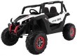 Buggy SuperStar dla dzieci Biały + Napęd 4x4 + Pilot + Bagażnik + MP3 LED + Blokada drzwi-1 6681 