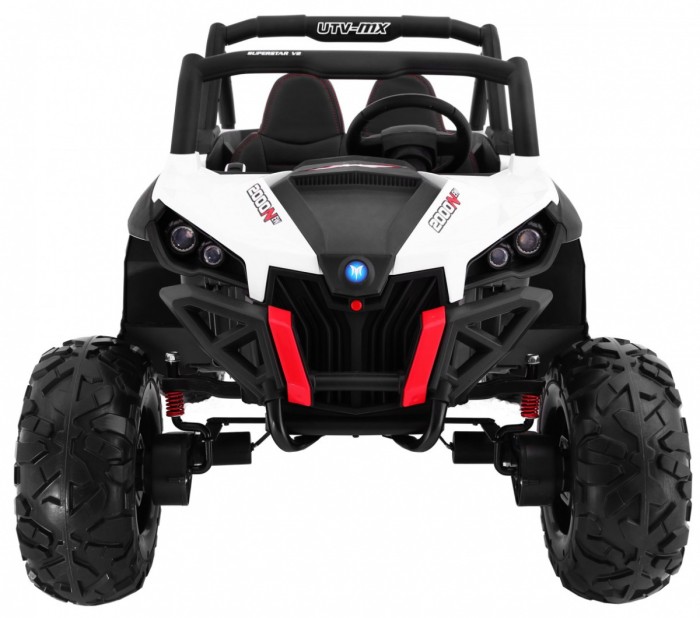 Buggy SuperStar dla dzieci Biały + Napęd 4x4 + Pilot + Bagażnik + MP3 LED + Blokada drzwi-2 6681 