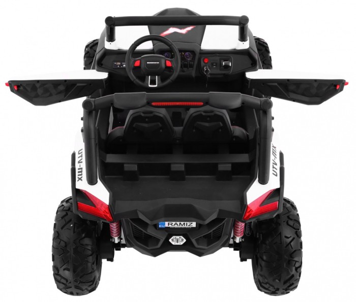 Buggy SuperStar dla dzieci Biały + Napęd 4x4 + Pilot + Bagażnik + MP3 LED + Blokada drzwi-5 6681 