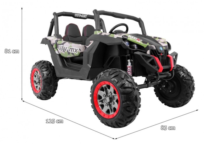 Buggy SuperStar dla dzieci Moro + Napęd 4x4 + Pilot + Bagażnik + MP3 LED + Blokada drzwi-2 6684 