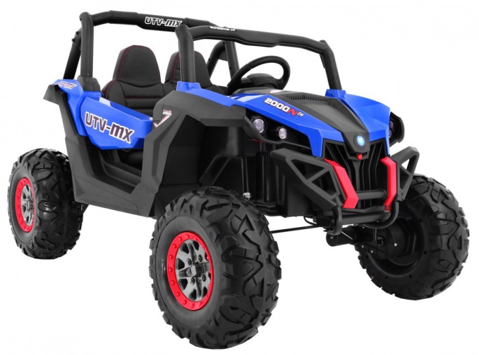 Buggy SuperStar dla dzieci Niebieski + Napęd 4x4 + Pilot + Bagażnik + MP3 LED + Blokada drzwi-5 6685 