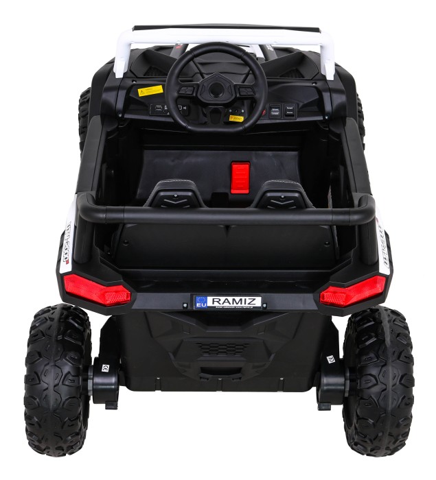 Buggy UTV 2000M Racing Auto na akumulator Biały + MP3 Dźwięki Światła + Pilot + Wolny Start-7 6688 