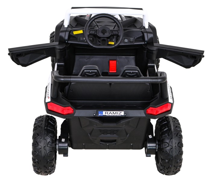 Buggy UTV 2000M Racing Auto na akumulator Biały + MP3 Dźwięki Światła + Pilot + Wolny Start-9 6688 