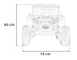 Buggy UTV 2000M Racing Auto na akumulator Biały + MP3 Dźwięki Światła + Pilot + Wolny Start-14 6688 