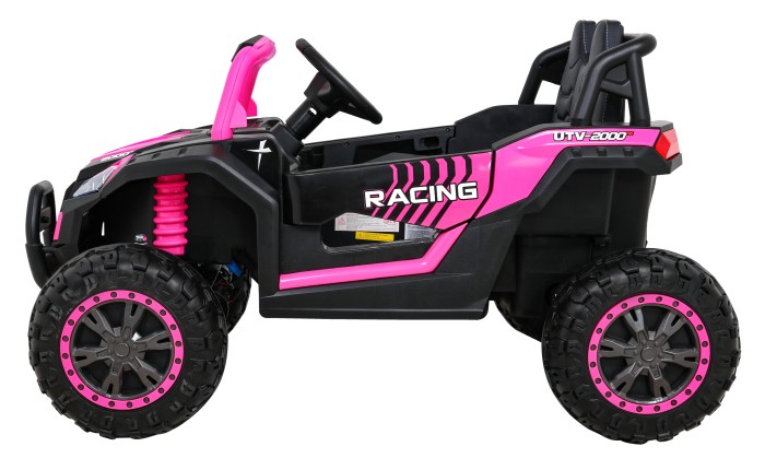 Buggy UTV 2000M Racing Auto na akumulator Różowy + MP3 Dźwięki Światła + Pilot + Wolny Start-4 6690 