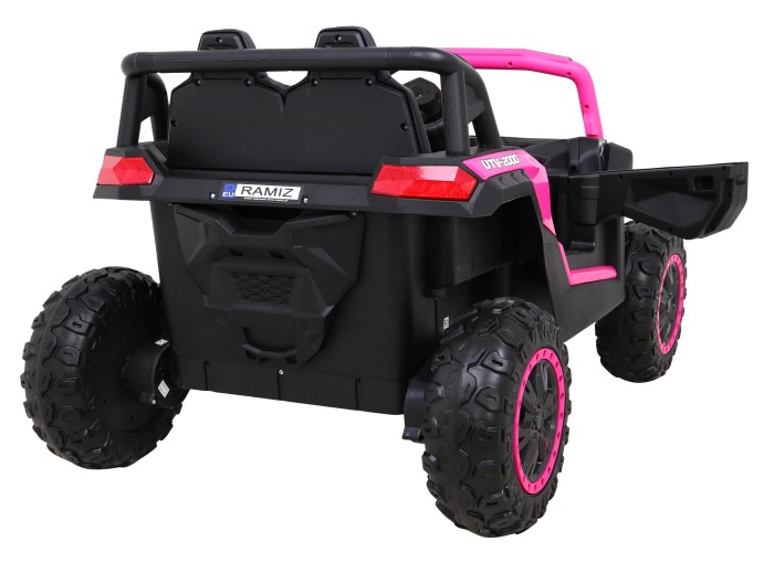 Buggy UTV 2000M Racing Auto na akumulator Różowy + MP3 Dźwięki Światła + Pilot + Wolny Start-9 6690 