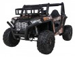 Buggy UTV Terenówka dla dzieci Czarny + Pilot + Bagażnik + Wolny Start + EVA + MP3 LED-1 6692 