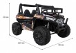 Buggy UTV Terenówka dla dzieci Czarny + Pilot + Bagażnik + Wolny Start + EVA + MP3 LED-2 6692 