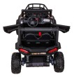 Buggy UTV Terenówka dla dzieci Czarny + Pilot + Bagażnik + Wolny Start + EVA + MP3 LED-6 6692 