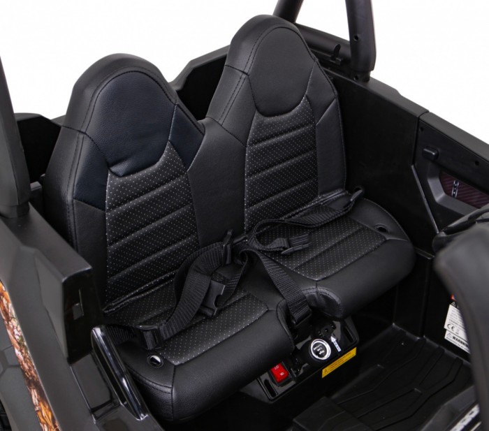 Buggy UTV Terenówka dla dzieci Czarny + Pilot + Bagażnik + Wolny Start + EVA + MP3 LED-10 6692 
