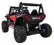 Buggy UTV Terenówka dla dzieci Czerwony + Pilot + Bagażnik + Wolny Start + EVA + MP3 LED-5 6693 