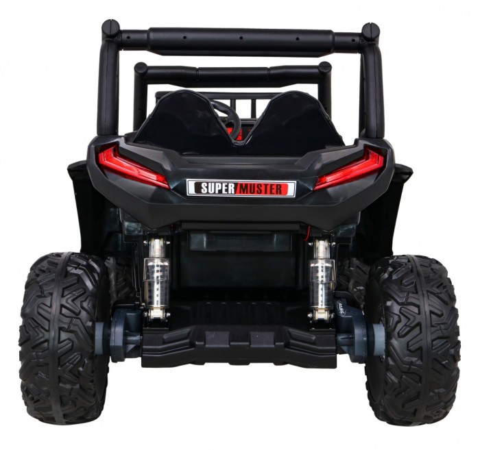 Buggy UTV Terenówka dla dzieci Czerwony + Pilot + Bagażnik + Wolny Start + EVA + MP3 LED-6 6693 