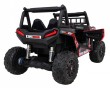 Buggy UTV Terenówka dla dzieci Czerwony + Pilot + Bagażnik + Wolny Start + EVA + MP3 LED-12 6693 