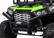 Buggy UTV Terenówka dla dzieci Zielony + Pilot + Bagażnik + Wolny Start + EVA + MP3 LED-15 6694 