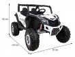 Buggy UTV-MX na akumulator dla dzieci Biały + Napęd 4x4 + Pilot + Audio LED + Schowek + EVA + Wolny Start-2 6695 