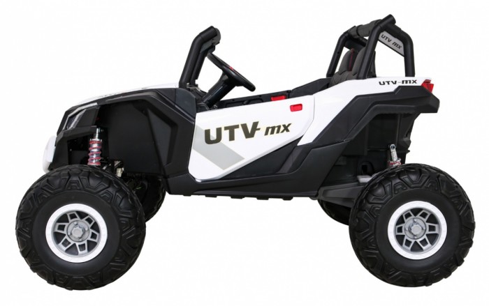 Buggy UTV-MX na akumulator dla dzieci Biały + Napęd 4x4 + Pilot + Audio LED + Schowek + EVA + Wolny Start-4 6695 