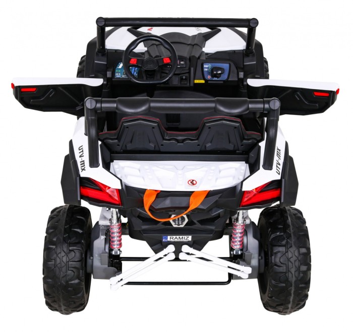 Buggy UTV-MX na akumulator dla dzieci Biały + Napęd 4x4 + Pilot + Audio LED + Schowek + EVA + Wolny Start-6 6695 