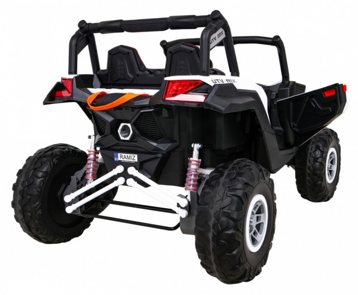 Buggy UTV-MX na akumulator dla dzieci Biały + Napęd 4x4 + Pilot + Audio LED + Schowek + EVA + Wolny Start-9 6695 