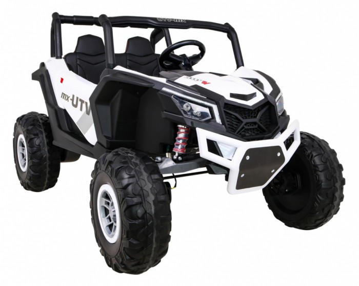 Buggy UTV-MX na akumulator dla dzieci Biały + Napęd 4x4 + Pilot + Audio LED + Schowek + EVA + Wolny Start-10 6695 