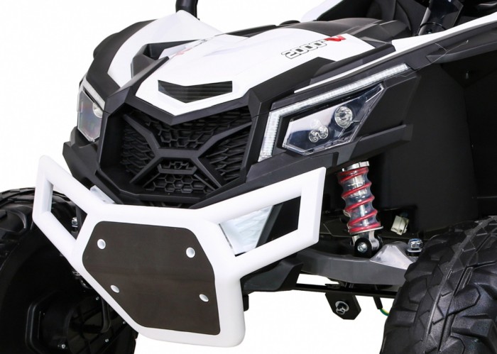 Buggy UTV-MX na akumulator dla dzieci Biały + Napęd 4x4 + Pilot + Audio LED + Schowek + EVA + Wolny Start-11 6695 