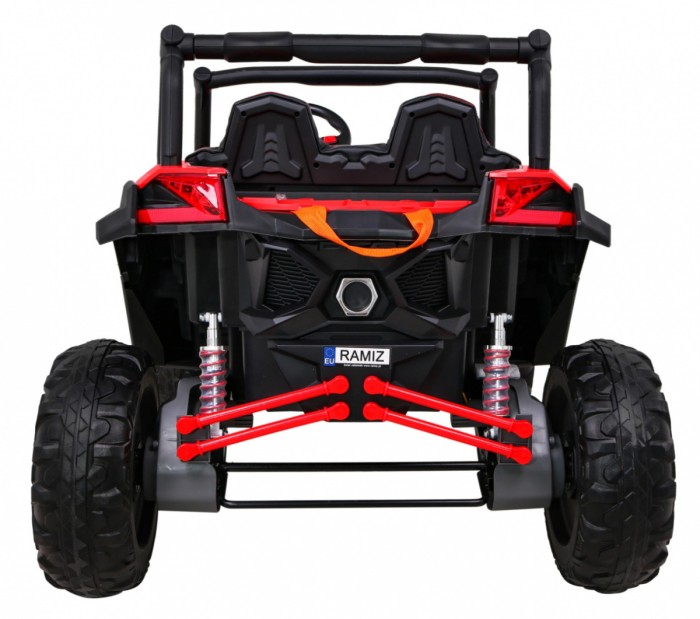 Buggy UTV-MX na akumulator dla dzieci Czerwony + Napęd 4x4 + Pilot + Audio LED + Schowek + EVA + Wolny Start-6 6696 