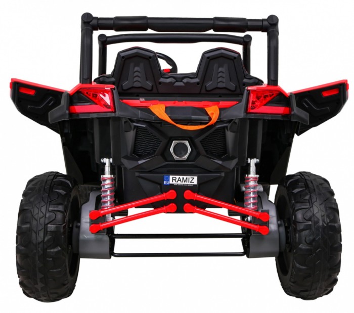 Buggy UTV-MX na akumulator dla dzieci Czerwony + Napęd 4x4 + Pilot + Audio LED + Schowek + EVA + Wolny Start-7 6696 