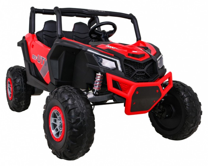 Buggy UTV-MX na akumulator dla dzieci Czerwony + Napęd 4x4 + Pilot + Audio LED + Schowek + EVA + Wolny Start-11 6696 