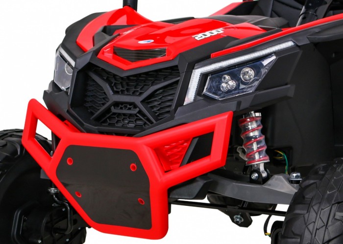 Buggy UTV-MX na akumulator dla dzieci Czerwony + Napęd 4x4 + Pilot + Audio LED + Schowek + EVA + Wolny Start-12 6696 