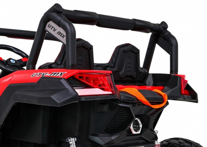 Buggy UTV-MX na akumulator dla dzieci Czerwony + Napęd 4x4 + Pilot + Audio LED + Schowek + EVA + Wolny Start-13 6696 