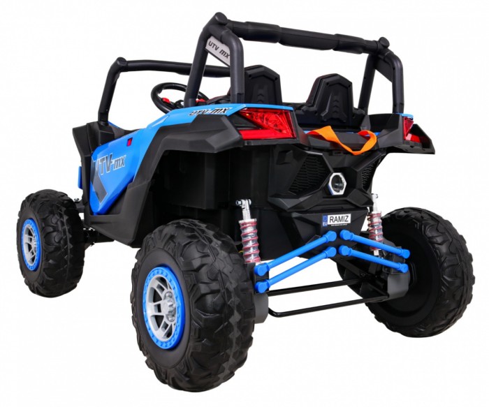 Buggy UTV-MX na akumulator dla dzieci Niebieski + Napęd 4x4 + Pilot + Audio LED + Schowek + EVA + Wolny Start-5 6697 