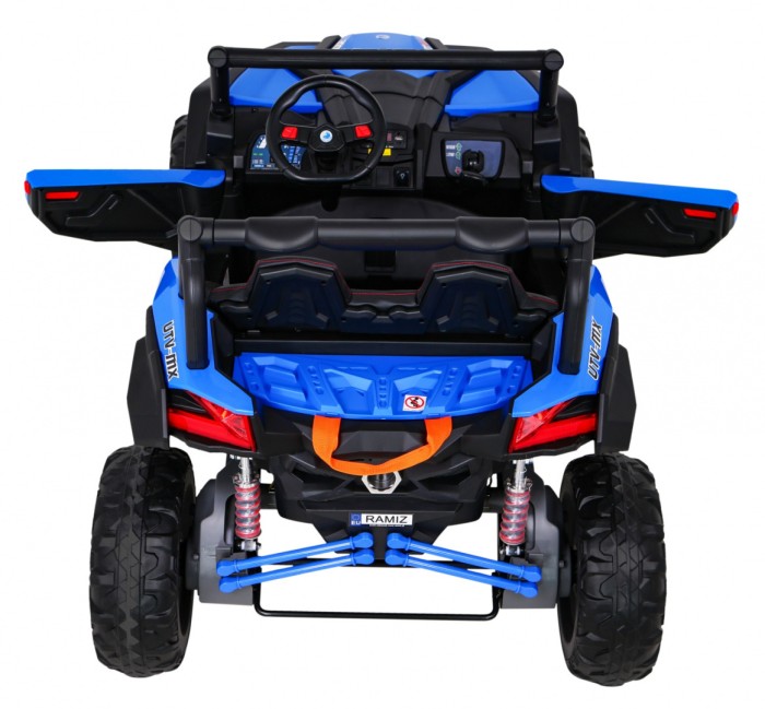 Buggy UTV-MX na akumulator dla dzieci Niebieski + Napęd 4x4 + Pilot + Audio LED + Schowek + EVA + Wolny Start-7 6697 