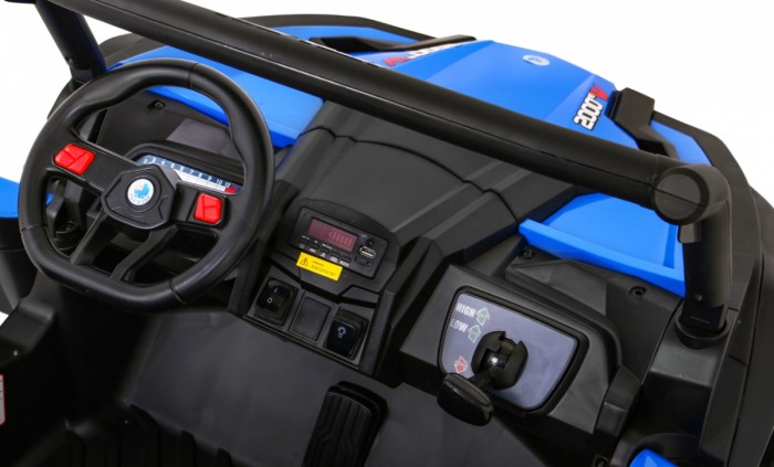 Buggy UTV-MX na akumulator dla dzieci Niebieski + Napęd 4x4 + Pilot + Audio LED + Schowek + EVA + Wolny Start-8 6697 