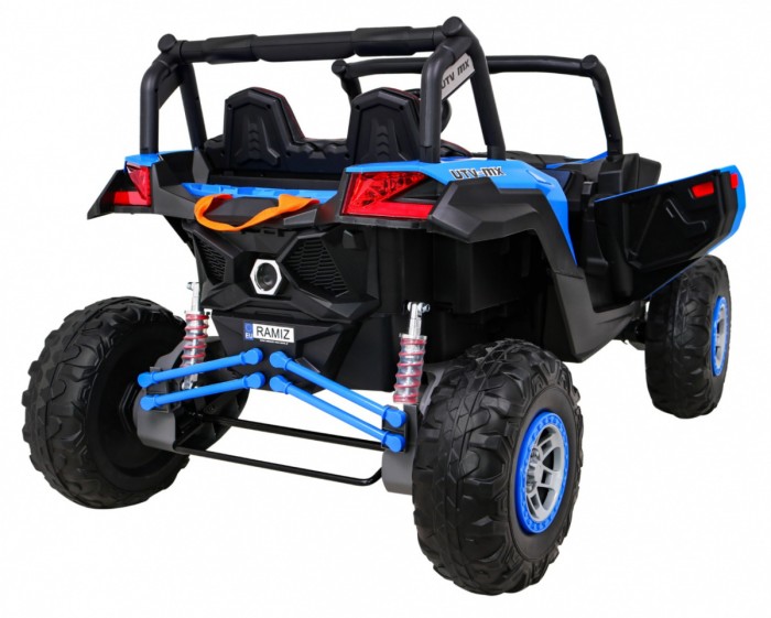 Buggy UTV-MX na akumulator dla dzieci Niebieski + Napęd 4x4 + Pilot + Audio LED + Schowek + EVA + Wolny Start-9 6697 