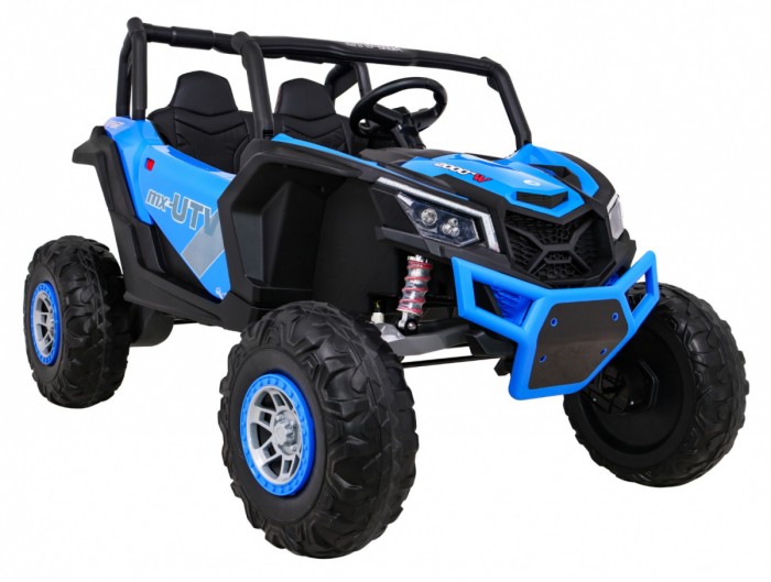 Buggy UTV-MX na akumulator dla dzieci Niebieski + Napęd 4x4 + Pilot + Audio LED + Schowek + EVA + Wolny Start-10 6697 