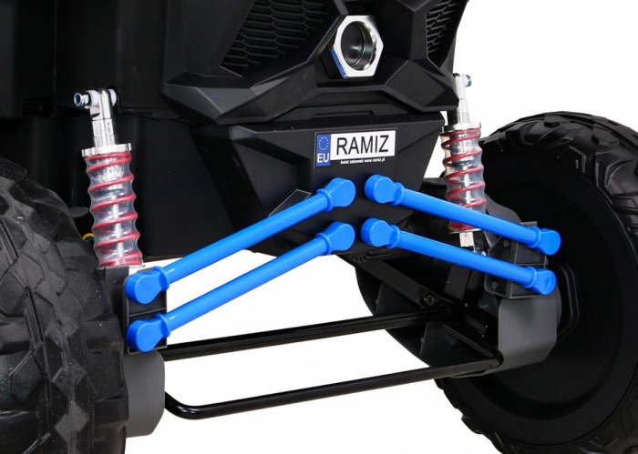 Buggy UTV-MX na akumulator dla dzieci Niebieski + Napęd 4x4 + Pilot + Audio LED + Schowek + EVA + Wolny Start-13 6697 