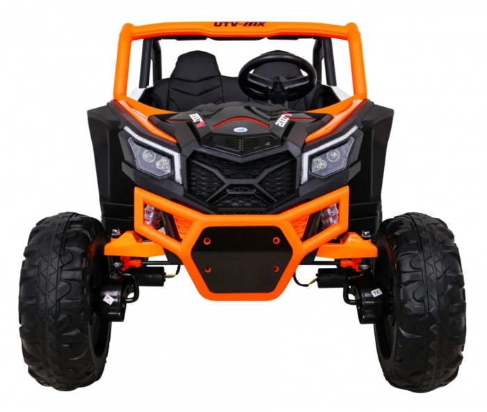 Buggy UTV-MX na akumulator dla dzieci Pomarańczowy + Napęd 4x4 + Pilot + Audio LED + Schowek + EVA + Wolny Start-3 6698 