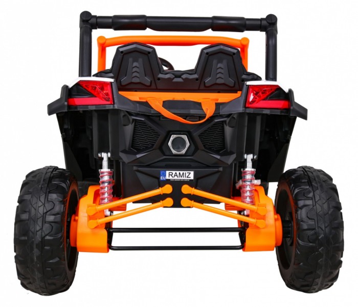 Buggy UTV-MX na akumulator dla dzieci Pomarańczowy + Napęd 4x4 + Pilot + Audio LED + Schowek + EVA + Wolny Start-6 6698 