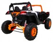 Buggy UTV-MX na akumulator dla dzieci Pomarańczowy + Napęd 4x4 + Pilot + Audio LED + Schowek + EVA + Wolny Start-9 6698 