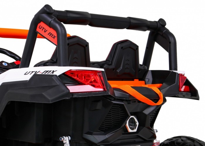 Buggy UTV-MX na akumulator dla dzieci Pomarańczowy + Napęd 4x4 + Pilot + Audio LED + Schowek + EVA + Wolny Start-13 6698 