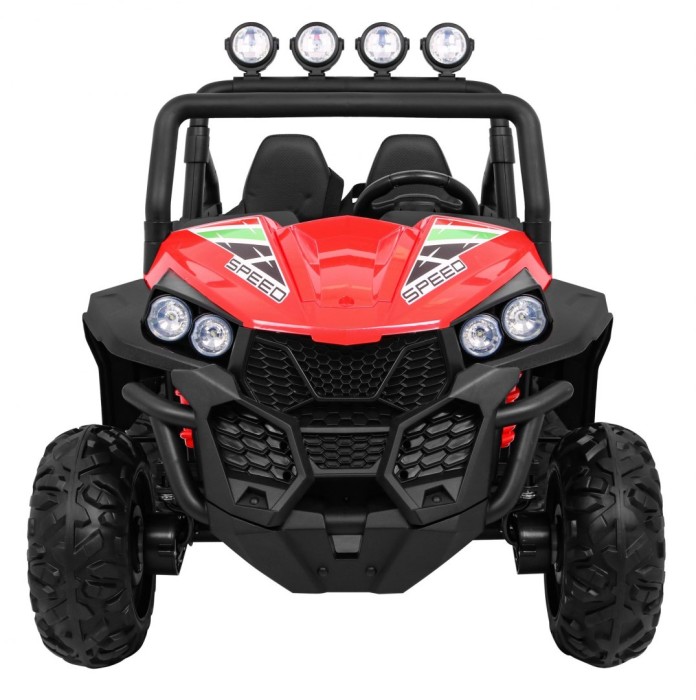 Terenowe Grand Buggy Lift dla dzieci Czerwony + Napęd 4x4 + Pilot + Bagażnik + Radio MP3 + LED-3 6700 
