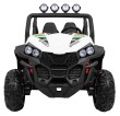 Grand Buggy Strong Lift dla dzieci Biały + Napęd 4x4 + Pilot + Bagażnik + Radio MP3 + LED-3 6704 
